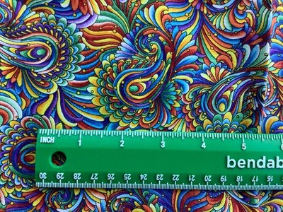 HOFFMAN CHALLENGE 2002 /MULTI COLOR Paisley / Hoffman Fabrics 3 yards