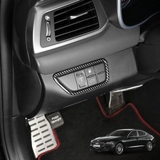 Mascherina coperchio interruttore faro fibra di carbonio per Genesis G70 2019-2026