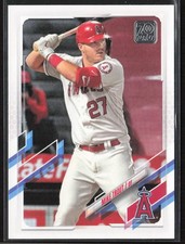 2021 Topps Mike Trout Clear #27 card