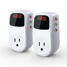 Surge Protector Outlet, Voltage Regulator, Surge Protector for Refrigerator/T...