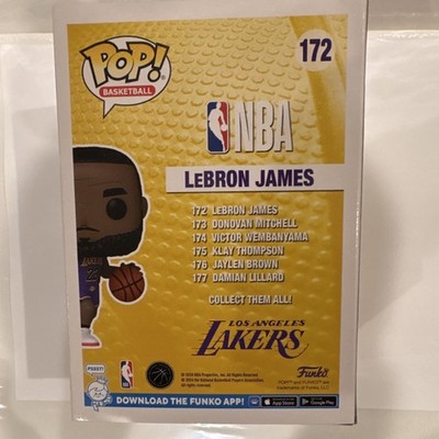 Funko Pop! Vinyl NBA Lakers #172 LeBron James Basketball Figure