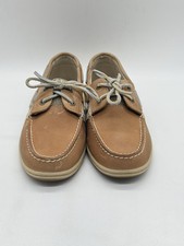 Sperry Women's Koifish Linen Oats Boat Shoe - Tan - Size US 7 - STS95589