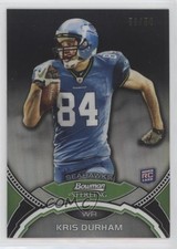 2011 Bowman Sterling Black Refractor 50/50 Kris Durham #50 4f9