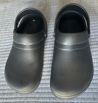 Crocs Unisex Bistro Comfort Clog Slip On Strap Black Size 6 Men's, 8 Women's