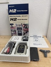Zoom H2 Handy Recorder Complete In Box W/ac Adapter USB cable Accessories