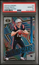 2024 Panini Illusions DRAKE MAYE Shining Stars #2 RC PSA 10 GEM MINT