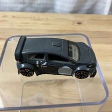 Hot Wheels “Ford Fiesta Dark Gray Hatchback #12 w/Spot & Gold Rims-2011 Mattel