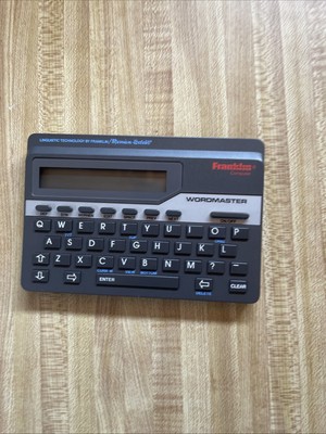 Franklin Wordmaster Deluxe Computer Model WM-1055 Linguistic Technology