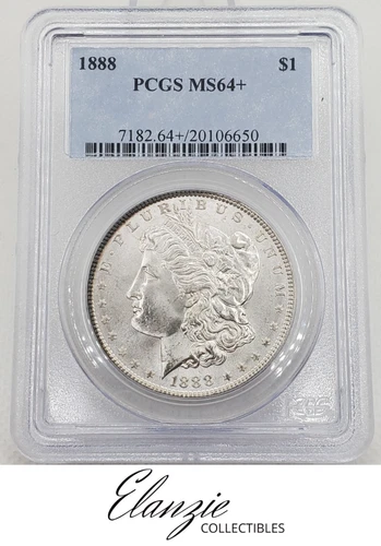 1888 Morgan Silver Dollar PCGS MS64+