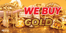 WE BUY GOLD PVC Banner Outdoor Waterproof Printed Display Sign PVC Banner
