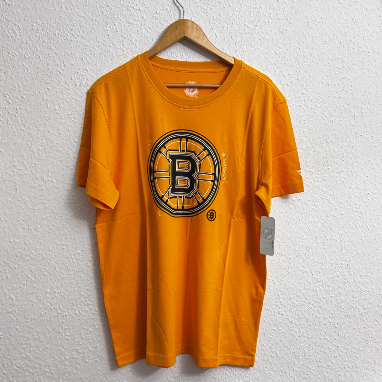 Boston Bruins Fanatics NHL Heritage T-Shirt - Gold image 2