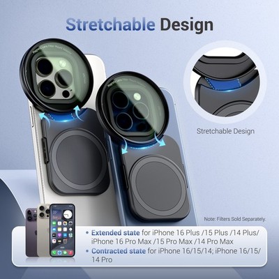 67mm Phone Lens Filter Adapter Mount for iPhone 17 16 15 14 Pro