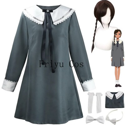 Anime Wonder Egg Priority Neiru Aonuma Cosplay Costume Wig Dress Princess Skirt