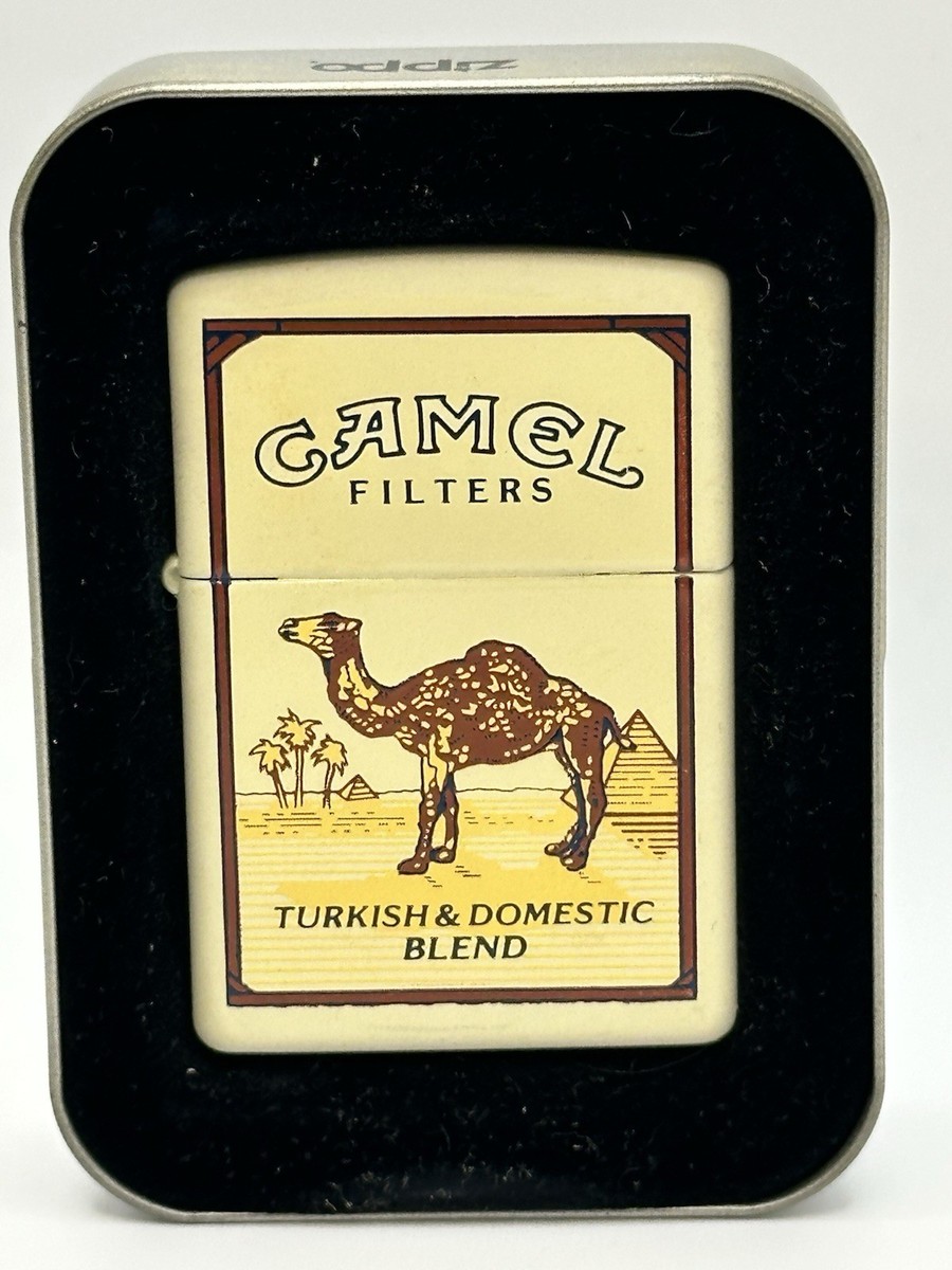Vintage Camel Filters Turkish Domestic Blend Cream Matte Zippo