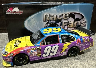 2009 Carl Edwards Autographed Aflac Cancer Center COT 1/24 Action