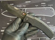 True Utility Replaceable Blade Folding Knife Liner Lock Plain Edge Blade EXLUC