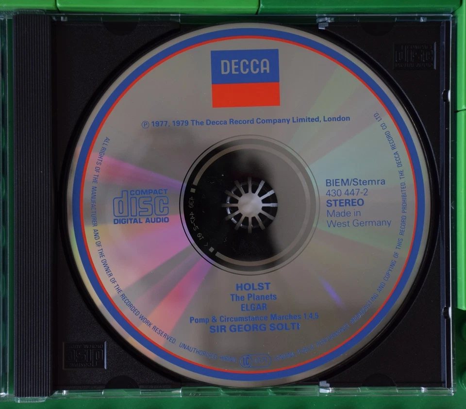 Holst - The Planets - Elgar - Pomp & Circumstance - Solti - Decca - CD - Bild 3 von 4
