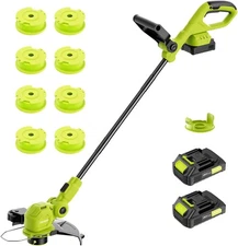 12-inch 20V Cordless String Trimmer with Charger, 2 X 2.0Ah Grass Green 