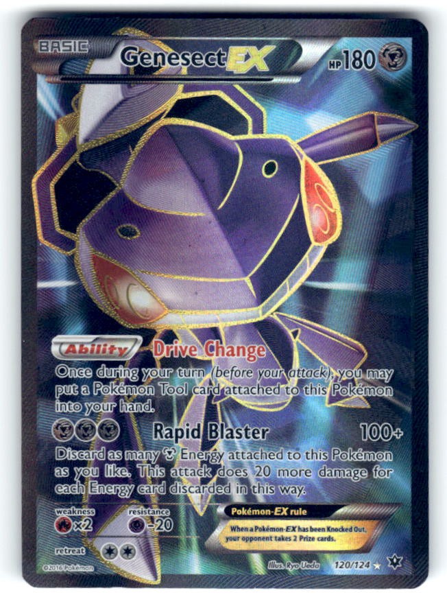 XY - Fates Collide #120/124 Genesect EX (Full Art)