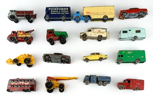 Vintage Matchbox Lesney Toys 1-75 Series Moko Job Lot Trucks / Cars / Trailers