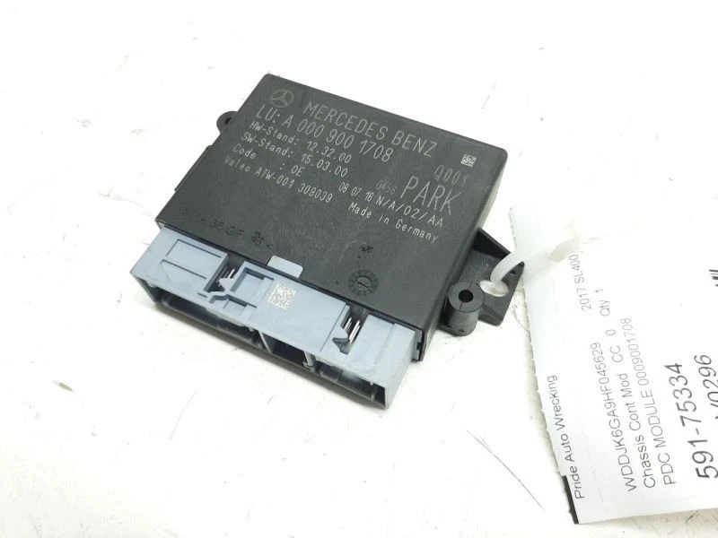 Блок управления системой помощи при парковке модуль Mercedes SL450 SL550 GL450 PDC 0009001708 - Изображение 3 из 4