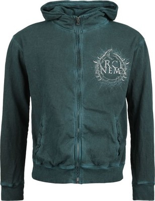 Arch Enemy Kapuzenjacke Herren Will to power dunkelgrün Band-Merch, Bands