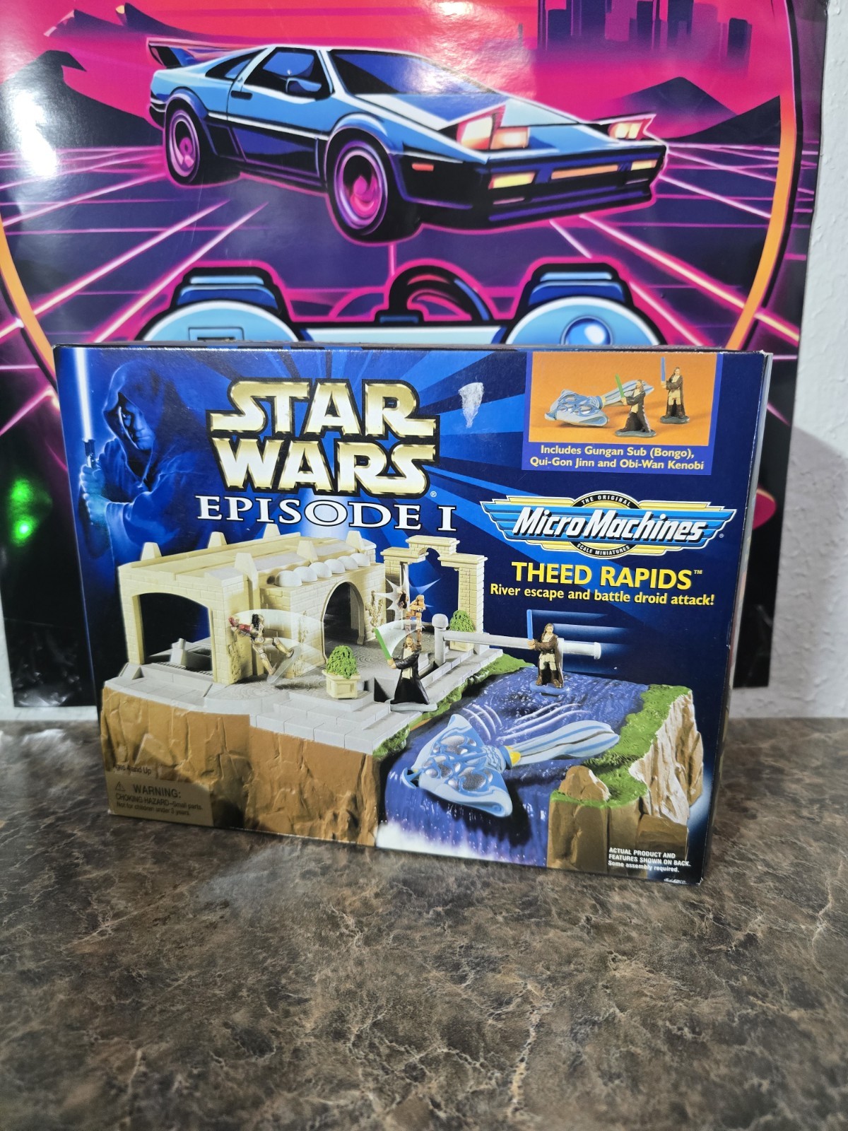 Star Wars Micro Machines Episode 1 Theed Rapids #79001 - Nib