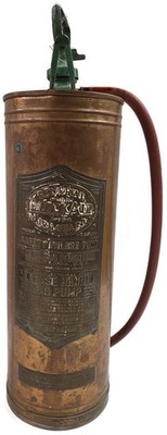 General Quick Aid Fire Extinguisher Model A-704 Copper Brass Decor 36B