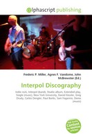 Frederic P. Miller (U. A.) | Interpol Discography | Taschenbuch | Englisch