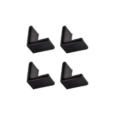 METALLIXITY Furniture Angle Iron Foot Pads38mm/1.5" 4Pcs Rubber L Shape Foot ...