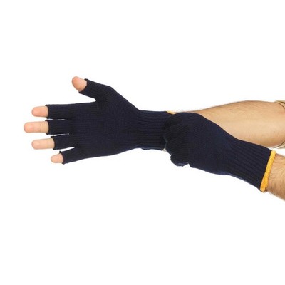 Clothing Merino Wool Fingerless Gloves, Navy, Medium | eBay