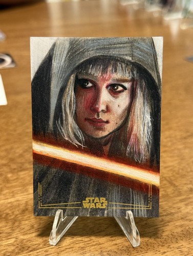 Shin Hati GOLD FOIL 1/1 SKETCH 2025 Topps Star Wars Chrome Semra Bulut