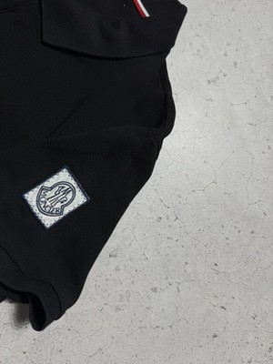 Moncler Gamme Bleu Maglia Polo Shirt Black Luxury Vintage | eBay