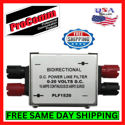 ProComm PLF1520 DC Power Line Filter Line Noise Filter & Electrical Interference