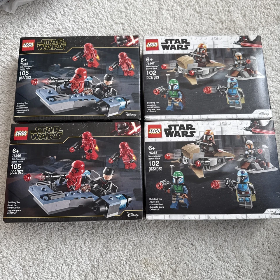 Lote de 19 Packs de Batalla LEGO Star Wars Sellados Incluye Set 40686 Foto 4 de 4
