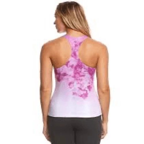 PRANA Women’s Violet Sol Purple Pink Racerback Boost Printed Yoga Tank Top Size - Image 3 of 4