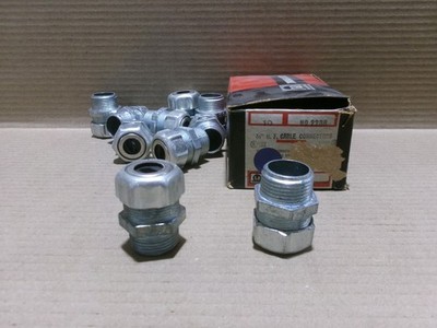 Thomas & Betts 2238 Box of 10 3/4'' U.F. Cable Connector AK