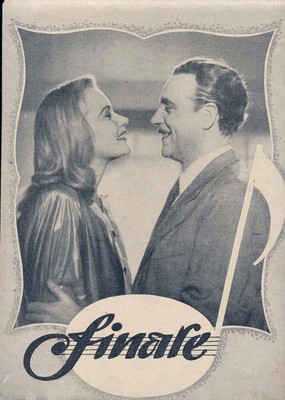Finale - Willy Fritch - Edith Schneider - Das Film Programm - ungelocht (50/68)