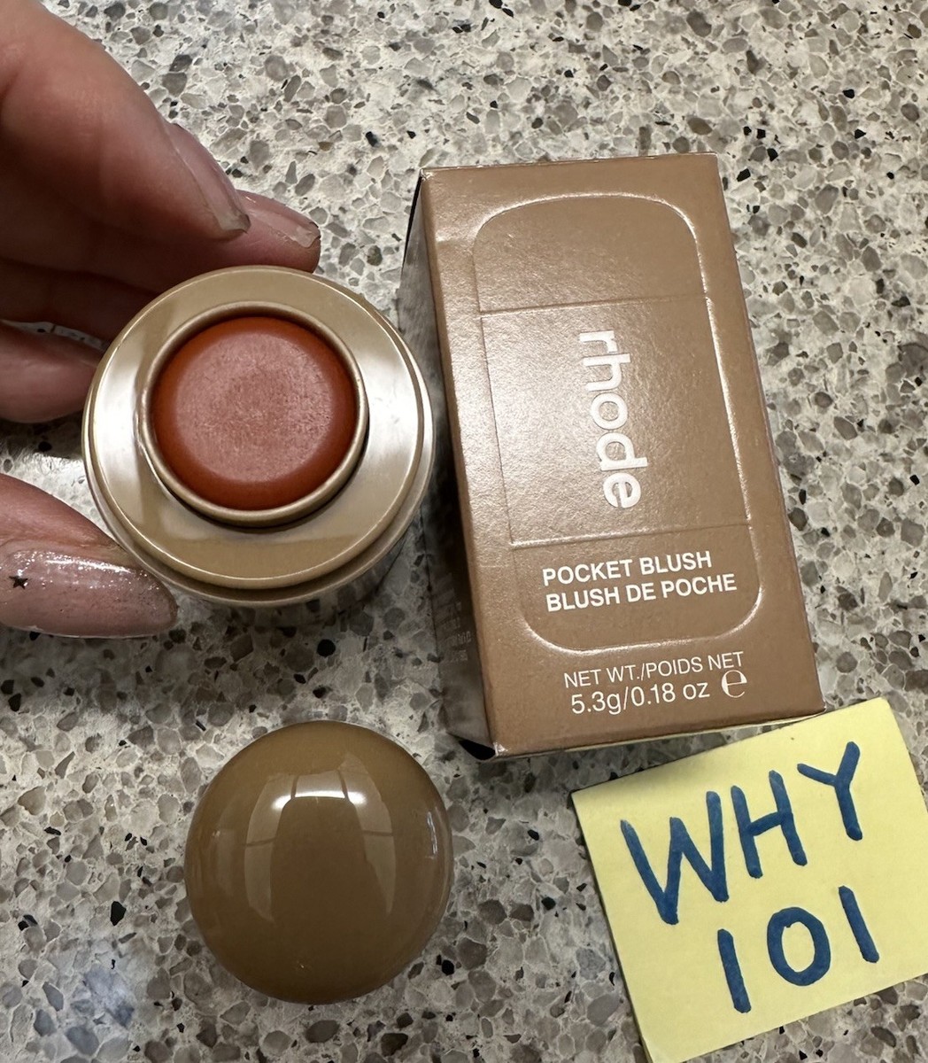Rhode Pocket Blush in SUN SOAK ( Spiced Orange) .18oz /5.3g FULL