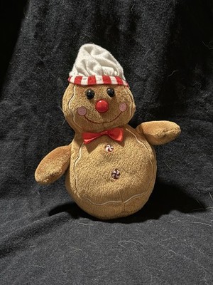 Ginger Bread Man Christmas Stuffed Toy Plush Doll Holiday Decor