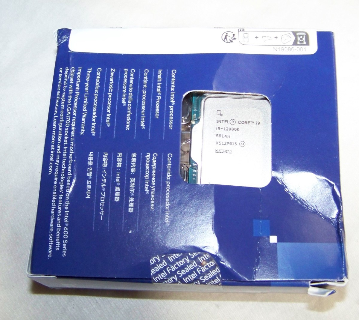 Intel Core i9-12900K 12th Gen (SRL4H) 30MB Cache LGA1700