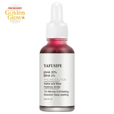 AHA 30% + BHA 2% Peeling Solution Exfoliating Chemical Skin Peel for Face at Hom