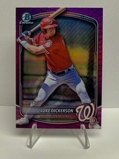 2025 Bowman Draft Chrome Luke Dickerson #BDC-61 Fuchsia Reptilian Refractor /199