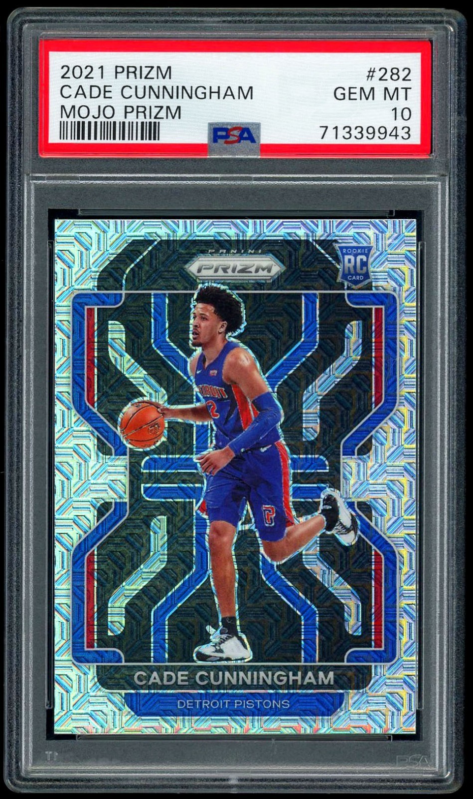 Cade Cunningham 2021 Prizm Mojo Rookie RC /25 PSA 10 GEM MINT