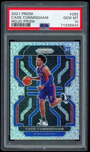 Cade Cunningham 2021 Prizm Mojo Rookie RC /25 PSA 10 GEM MINT