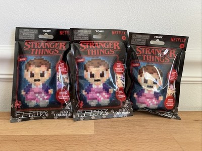 2025 Tomy Remix Stranger Things ''Eleven'' Buildable Character Lot of 3