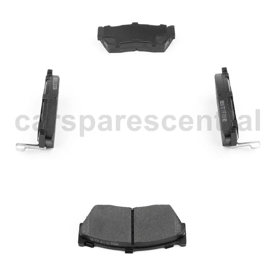 Front Rotors Ceramic Brake Pads Fits 2000 2001 2002 2003 2004 2005 Nissan Tsuru - Image 4 of 4