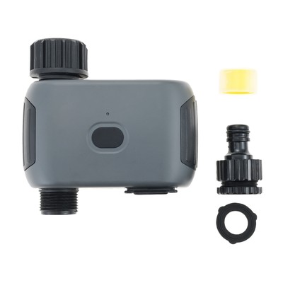 1x Smart Irrigation Computer Automatic/Manual Water Timer für Garten Rasen Hof