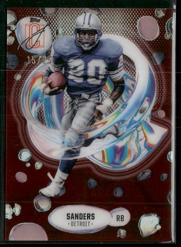 Barry Sanders #F-16 2024 Topps Signature Class Fluidity card