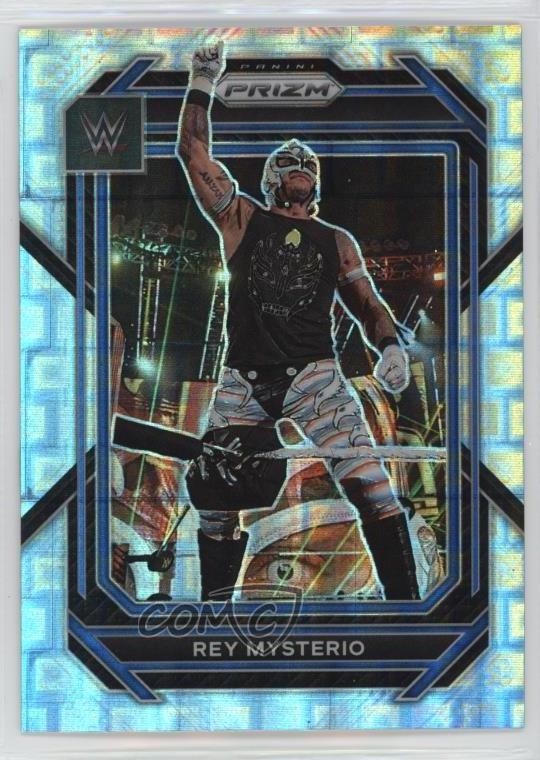 2023 Panini Prizm WWE Premium Box Set Prizm 77/199 Rey Mysterio #112 11yh